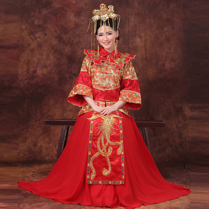 Chinese wedding dress advertisement.